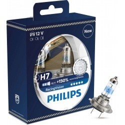 PHILIPS лампочка H7 12V 55W +150% Racing Vision(2шт)